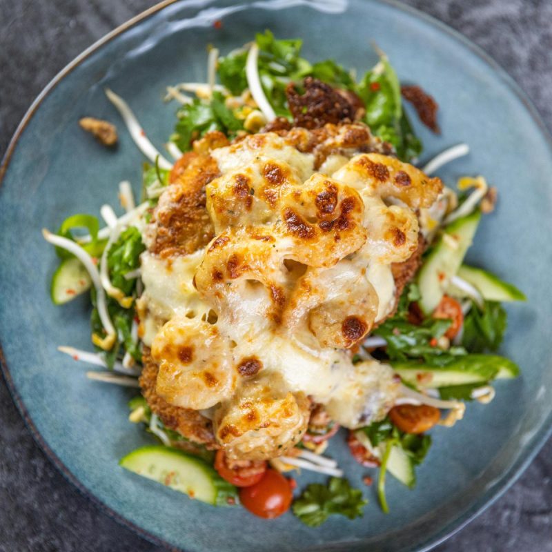 Green Curry Chicken and Prawn Parma | Tim Bone – Master chef of Ballarat