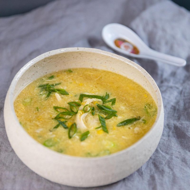 5 minute Chinese Chicken and Corn Soup | Tim Bone – Master chef of Ballarat